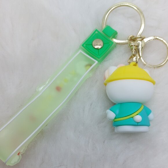 2/$25 Hello Kitty keychai wrist strap lanyard with "The sunshine Unicorn" - Picture 2 of 6